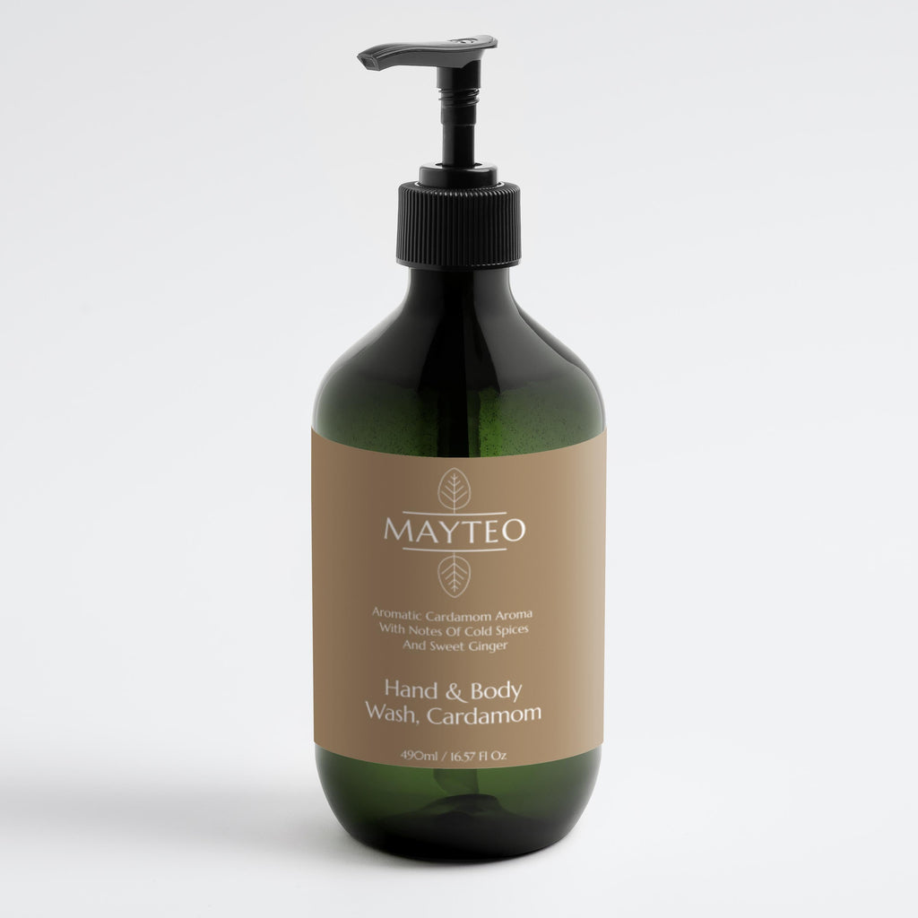 Hand & Body Wash, Ginger & Smoky Cardamom 490 ml / 16.57 fl oz