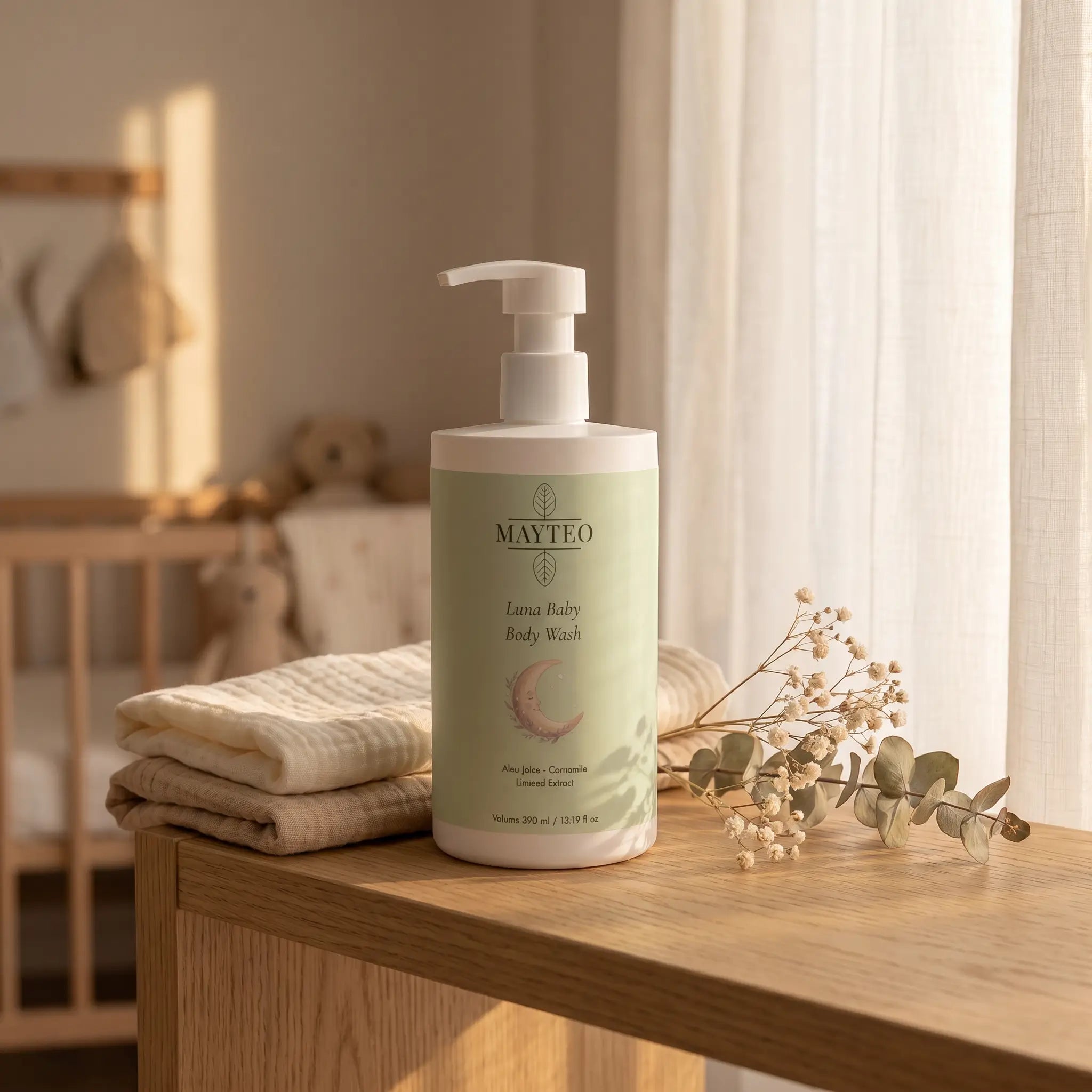 Luna Baby Body Wash 390ml