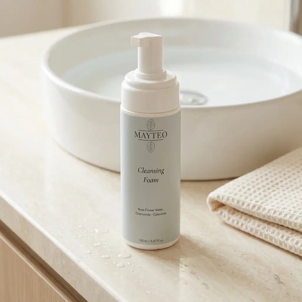 Mayteo Cleansing Foam in een natuurlijke setting