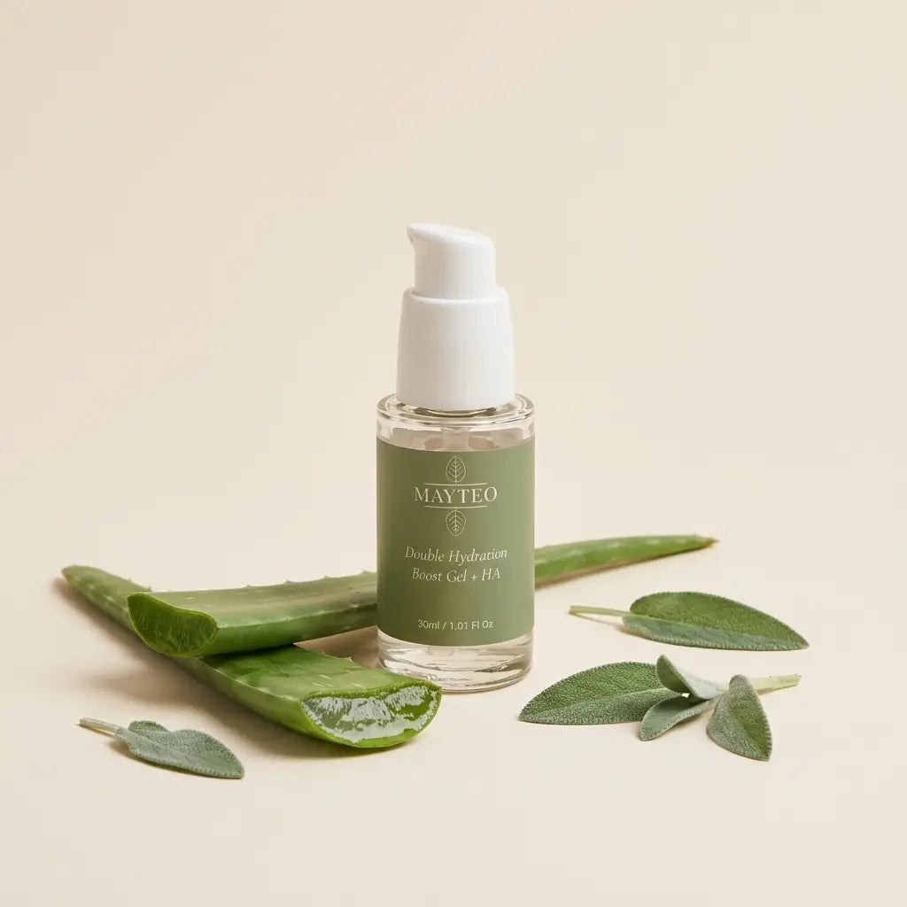 Mayteo Double Hydration Boost Gel in een natuurlijke setting