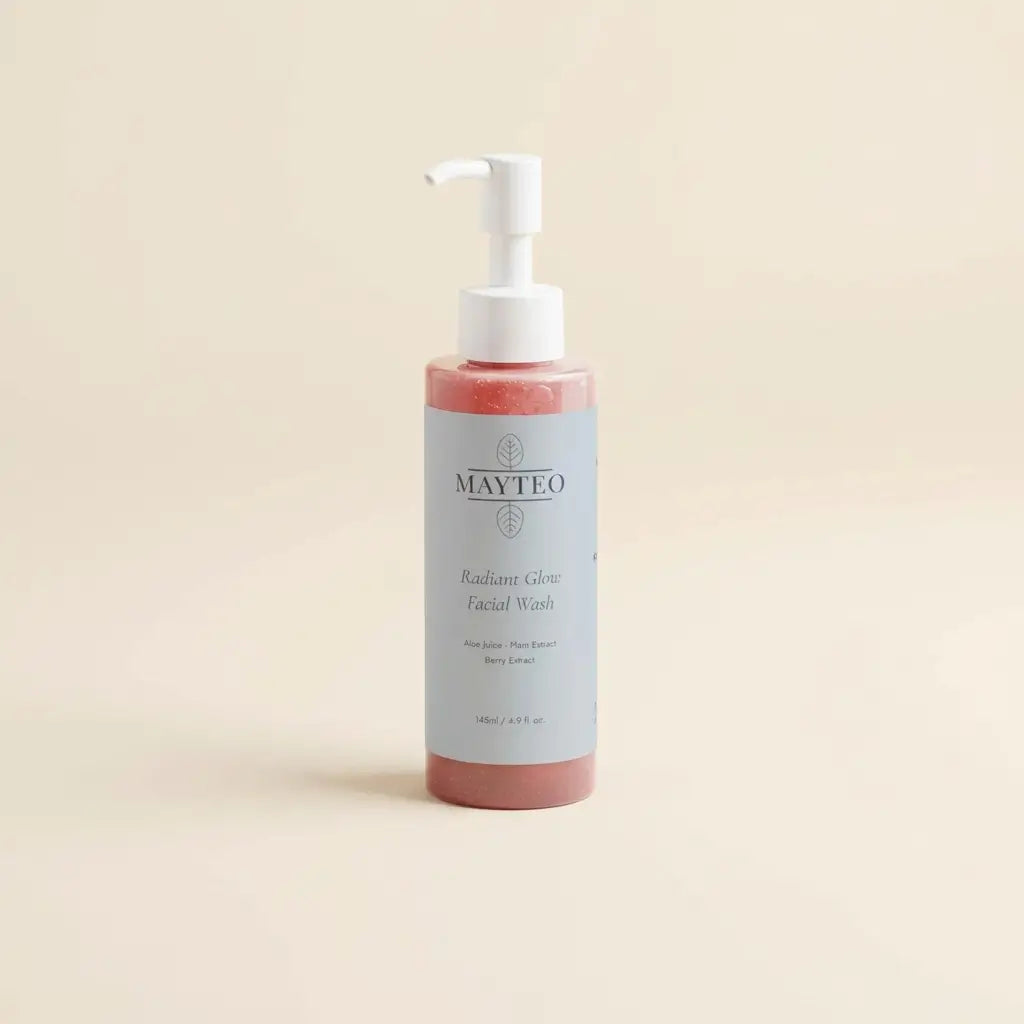 Mayteo Radiant Glow Facial Wash 145ml, reinigingsgel met aloë vera