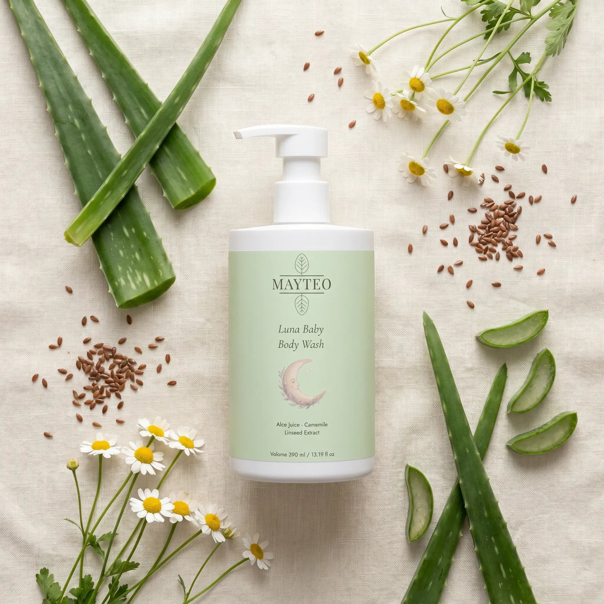 Luna Baby Body Wash 390ml