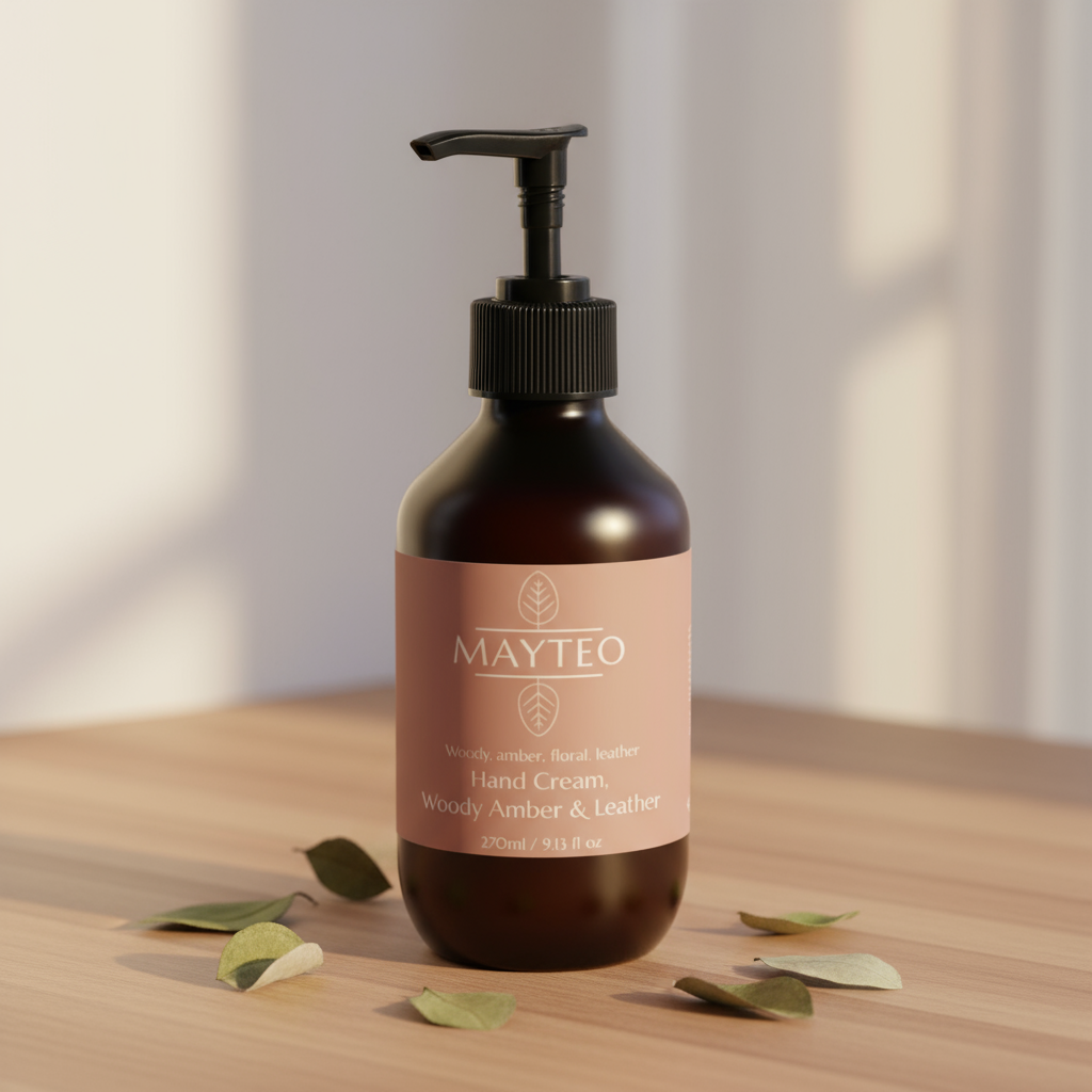 Silk Skin Hand Cream, Woody Amber & Leather 270 ml / 9.13 fl oz