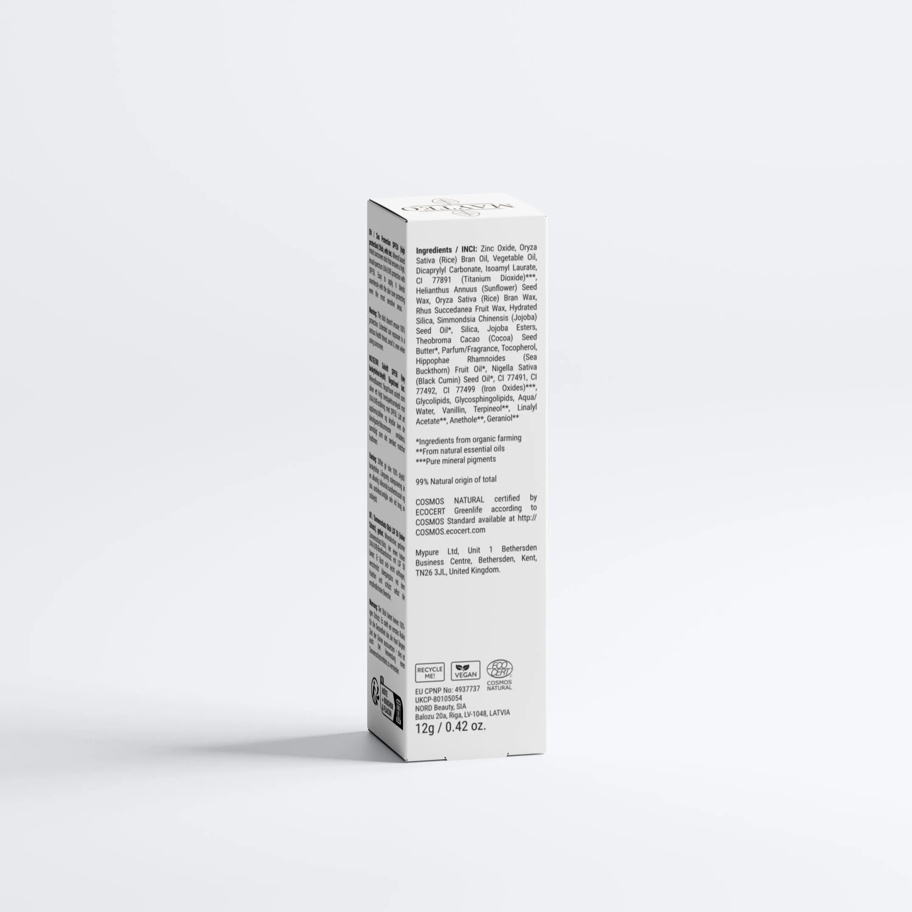 Sun Protection SPF50 Stick, with tint